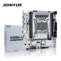 Nouvelle carte mère JINGYUE X99M-G D4 ARGB LGA2011-3 DDR4 USB 3.0 SATA 3.0 M.2 Intel Xeon E5/I7 Double canal Serveur 64 Go