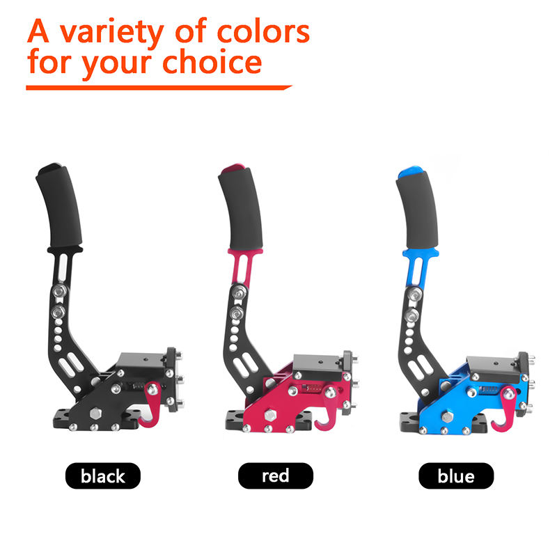 ORANGLES 14Bit Hall Sensor USB Handbrake for Sim Racing | Metal Progressive Analog Handbrake with Clamp, Plug-and-Play for Logitech G25/G27/G29/G920 & Thrustmaster T300/T500, Compatible with PC Racing Games – Dirt Rally, Assetto Corsa, WRC (Qatar) - angled perspective - presenting advantages - Image 4 of 6 | fits any environment | Purchase 14Bit Hall Sensor USB Handbrake for Sim Racing | Metal Progressive Analog Handbrake with Clamp, Plug-and-Play for Logitech G25/G27/G29/G920 & Thrustmaster T300/T500, Compatible with PC Racing Games – Dirt Rally, Assetto Corsa, WRC (Qatar) Michigan | Free Shipping ORANGLES