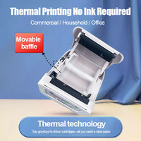 Imprimante d'étiquettes thermiques mini à prix de gros, imprimante portable USB de 58 mm en stock pour les magasins de détail