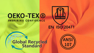 HBCカスタムメンズクイックドライワークウェア反射ストリップ安全セキュリティワークトップ反射ポロシャツワークウェア用 - Product Image 2