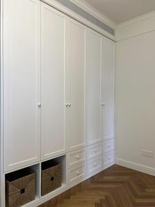 Cabina <span class=keywords><strong>Armadio</strong></span> Moderna in Stile Francese con Tavolo da Trucco <span class=keywords><strong>e</strong></span> Contenitori Ecologici - Product Image 6