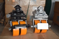 Roues de conteneurs ISO 20/40 pieds, roues de conteneurs maritimes, roues de conteneurs robustes, roulettes super robustes