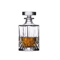 2024 Unique gros cristal whisky carafe haute qualité usine 750ML carafe whisky tasse verres à whisky