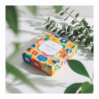 Nouveauté Coffrets Cadeaux Ondulés Snack Réutilisables avec Poignée en Corde