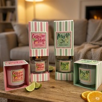 Diffuseur de parfum en cire de paraffine artisanal et écologique, senteur cocktail cosmopolite, aromathérapie moderne, Pâques, Ramadan