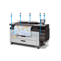 Traceur de production A1 A0 haute vitesse remis à neuf pour HP PageWide XL4000 XL4100 4500 4600 Production de seconde main