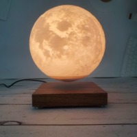 Lampu Bulan Levitasi Magnetik Modern dengan Kontrol Sentuh dan Cahaya Putih Hangat untuk Dekorasi Rumah