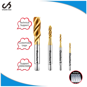 CH nhà máy giá chất lượng cao số liệu M1-M12 HSS tin thấm Nitơ tráng xoắn ốc vòi cho máy threading công cụ vít <span class=keywords><strong>tap</strong></span> & Die - Product Image 1