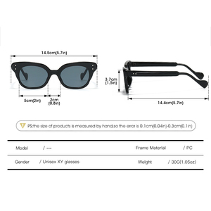 Gafas de Sol Personalizadas con Diseño de Ojo de Gato para Mujer, Modelo 2026, Montura de PC, Nueva Moda - Product Image 5