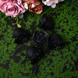 Vente en gros de sculptures en obsidienne naturelle sculptées à la main, fleur en obsidienne rose pour cadeau - Product Image 6