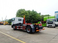 Camion benne à bras articulé diesel 18 tonnes, capacité de charge 10,7 tonnes, véhicule électrique pour le transport de conteneurs de déchets, 4x2, moteur Cummins/Yuchai, pompe