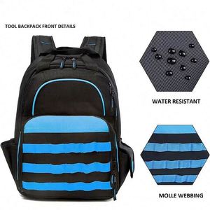 BSCI Factory Heavy duty <b>tool</b> bag <b>backpack</b> electrician electrical portable multi-function <b>backpack</b> <b>tool</b> bag <b>Tool</b> <b>Backpack</b> - Product Image 5