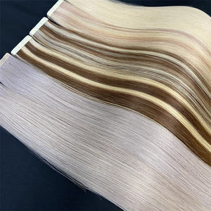 Commercio all'ingrosso della fabbrica 12A vergine dei <span class=keywords><strong>capelli</strong></span> umani extension per le donne 16-24 pollici naturale nastro adesivo-In <span class=keywords><strong>capelli</strong></span> - Product Image 4