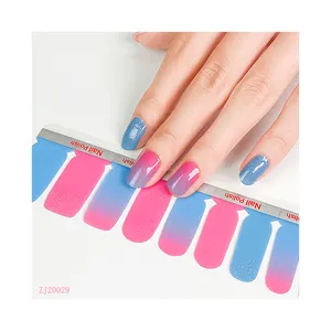 Koreaanse Gel Nail Sticker Niet Giftig Langdurige Gel Nail Strips Made In Korea Oem Odm Beschikbaar