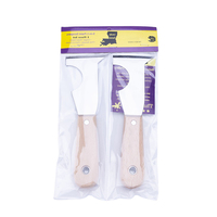 Offre Spéciale gadget couteau à mastic à manche en bois de haute qualité 5 en 1 couteau à mastic à grattoir multifonction grattoir à peinture 5 en 1
