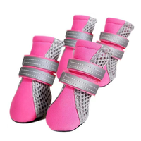 Chaussures pour petits chiens en maille respirante, semelle souple antidérapante, bottines pour animaux de compagnie, Zapatos Para Perros Pequenos