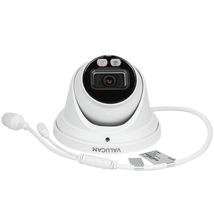 Caméra réseau Valucam 4MP CMOS intelligente à double éclairage, objectif fixe, type Eyeball, WizSense, SMD Plus, PoE, IP67, Cloud, carte mémoire - Product Image 2