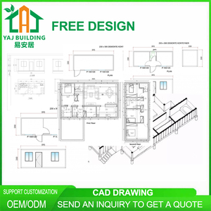 Nhà máy tùy chỉnh giá cả phải chăng Modular giá cả phải chăng nhà tiền chế nhà để bán sang trọng <span class=keywords><strong>container</strong></span> nhà tiền chế nhà - Product Image 2