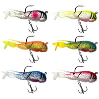 Leurre souple de pêche crevette 7g 12.5g 21g, leurre artificiel coulant, tête de jig, matériel de pêche pour achigan et brochet