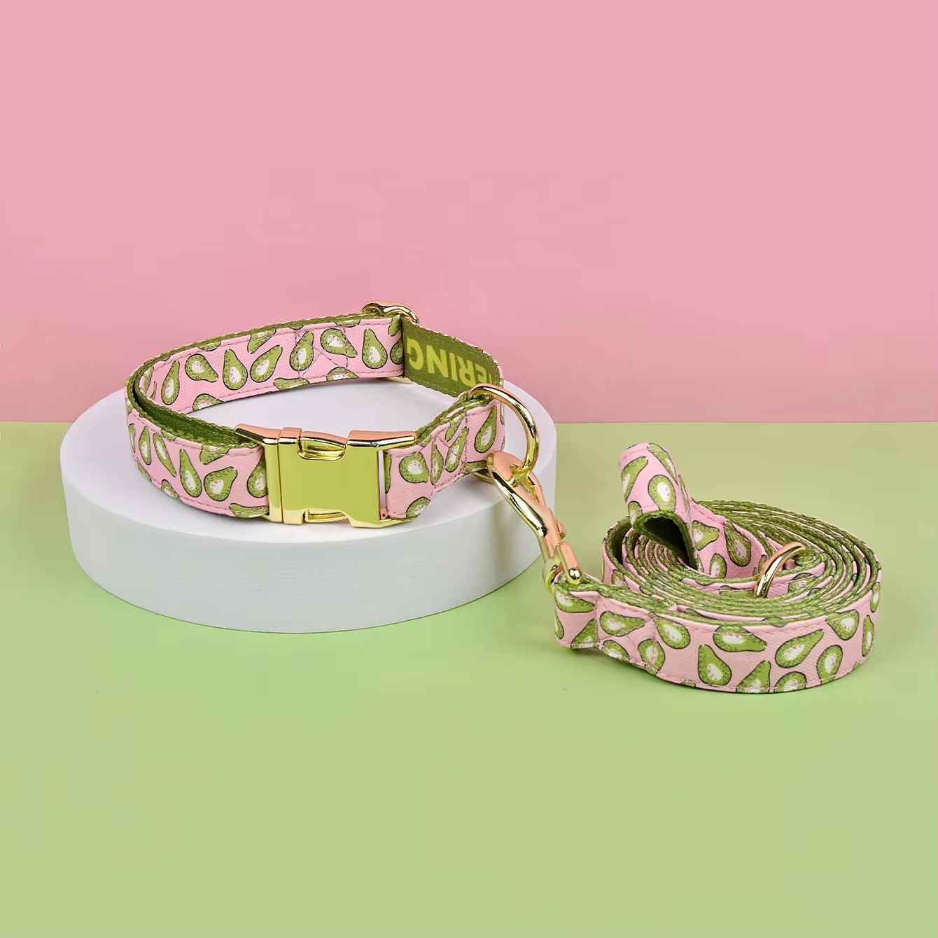 Avocado Collar + Leash