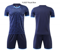 Conjunto de Camisetas de Fútbol Lisas al por Mayor, de Secado Rápido, Antipilling, Resistentes a la Decoloración, Uniformes de Entrenamiento para Equipos, Soporte para Pedidos al por Mayor