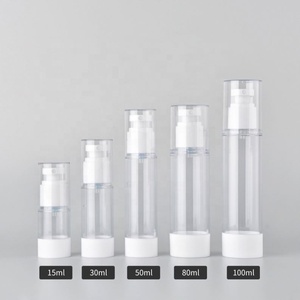 Eco Friendly 15ml 30ml <b>50ml</b> Vacuum Lotion Press Emulsion <b>Bottle</b> AS Airless Pump Spray Cream <b>Bottle</b> - Product Image 5