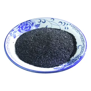 Natural Leonardite Soluble Black Crystal Potassium Humate Shiny Flake Humic Acid Powder
