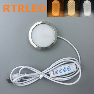 For Bambu Lab Led Lamp Kit 001for Bamboo <strong>Light</strong> Warm White/Multicoour Without Lamp <strong>Shell</strong> Led Round <strong>Light</strong> with Plug for 3d Printer - Product Image 1