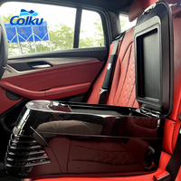 Kulkas & Pemanas Universal 8L untuk Konsol Tengah Mobil dengan 4 Soket USB, Kompresor 12V 24V