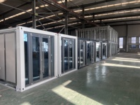 Maison préfabriquée extensible en conteneur, 2 chambres, design moderne imperméable, prix abordables pour usage touristique