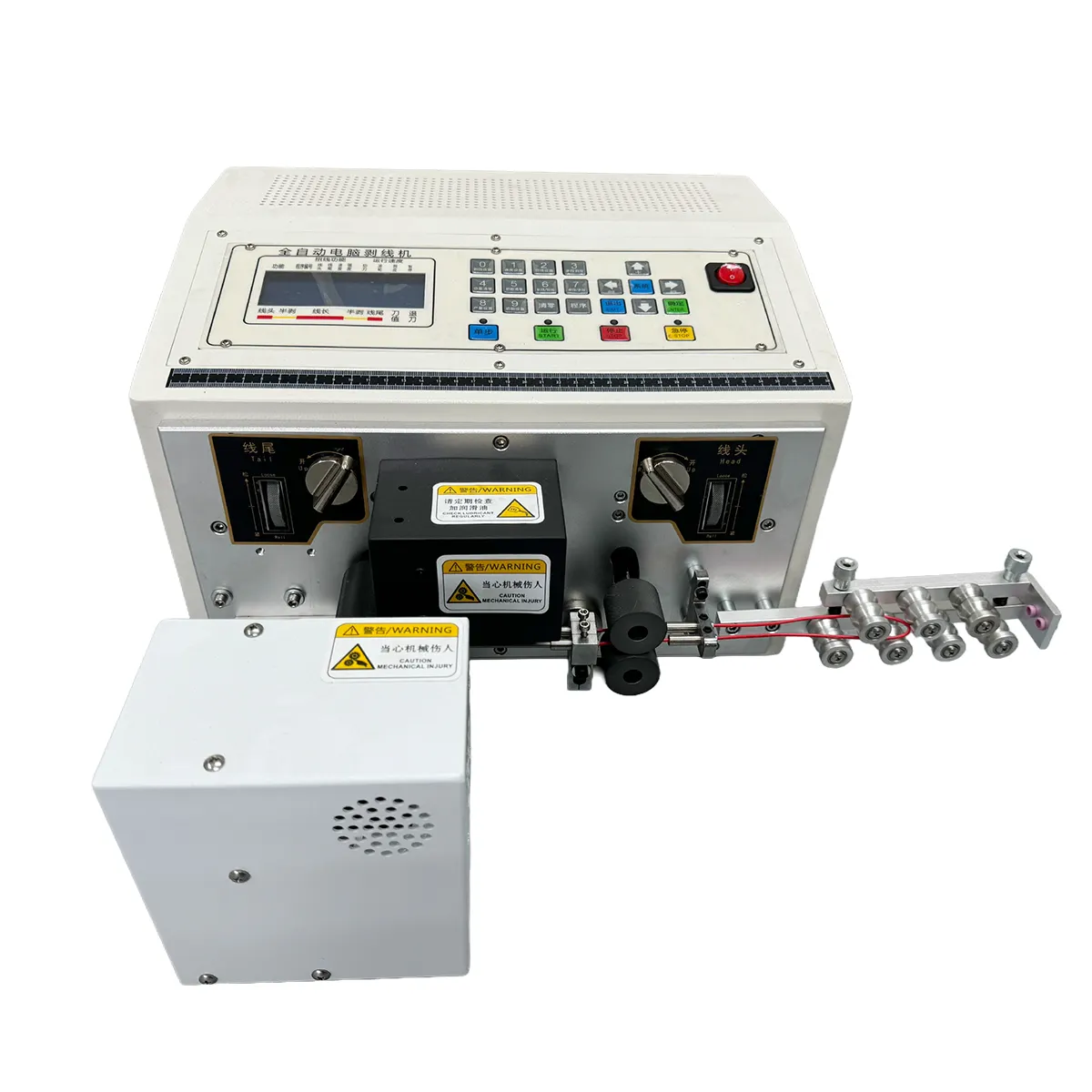 sheath wire flat cable peeling cutting and twisting machine cable machine automatic wire stripping machine for 2 core flat cable