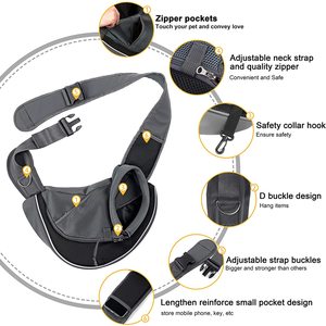 Pet <strong>Dog</strong> Sling <strong>Carrier</strong> Puppy Sling Bag <strong>Small</strong> <strong>Dogs</strong> Cats <strong>Carrier</strong> with Adjustable <strong>Shoulder</strong> Strap - Product Image 4