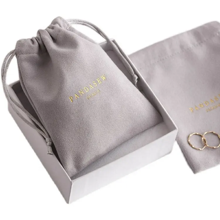 OEM cheap high grade luxury envelope velvet bags velvet jewelry pouch bag with logo printing