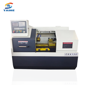 Mini ck6130 <span class=keywords><strong>CNC</strong></span> ngang máy tiện đơn trục chính với giá cả cạnh tranh điều kiện mới lõi thành phần động cơ - Product Image 1