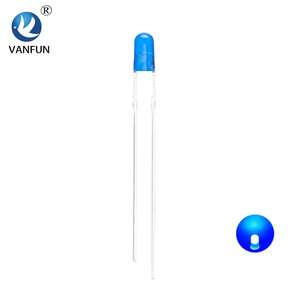 Vanfun 3mm hình vòm trong suốt dẫn bóng đèn chiếu sáng nhấp nháy đèn ống thông qua lỗ chèn trực tiếp - Product Image 6
