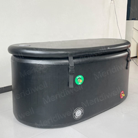 Baignoire à glace gonflable portable pour bain froid et récupération après l'exercice