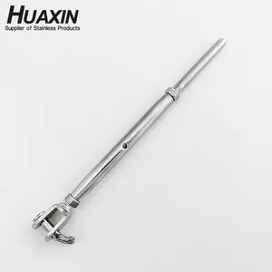 Stainless Steel Wire Rope Turnbuckles Swage Turnbuckles With Jaw And Terminal Cable Railing Kit Hand Swage Threaded Stud Tension