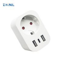 Vente en gros d'usine CN US AU USB Type C Appareil ménager Prise d'extension de multiprise standard européenne Prise intelligente WIFI