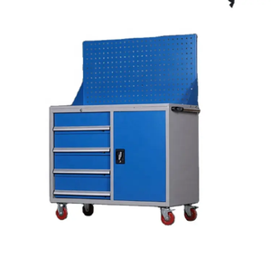 Atelier moderne grande capacité multi-fonction 4 tiroirs porte unique boîte à outils réparation automatique matériel chariot <span class=keywords><strong>de</strong></span> rangement armoire <span class=keywords><strong>de</strong></span> garage - Product Image 2