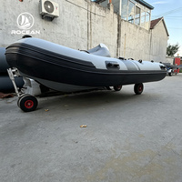 Bateau pneumatique à coque rigide en aluminium de 3,3 m, robuste, pour la pêche et le sauvetage
