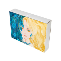 Boîte en carton portable en matériaux recyclés, emballage cadeau personnalisé avec logo, bonne qualité, prix préférentiel