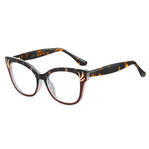 87303 Monturas de Gafas Anti Luz Azul TR90, Montura Completa Rectangular, Gafas Ópticas Unisex con Bisagra Elástica - Product Image 4