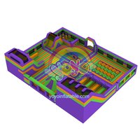Usine personnalisée énorme enfants gonflable rebond parc aire de jeux gonflable parc à thème extérieur d'amusement