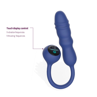 GINYA Stoßvibrator mit Touchscreen-Steuerung Liebeskugel Vibrierende Eier für Klitoris Brustwarzen und Vagina Sexspielzeug für Paare