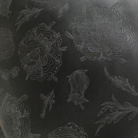 Nouvelle Tendance Prix Usine Tissu Jacquard Noir Formel Confortable à Motifs Floraux pour Vêtements, Costumes et Robes JSD-4294