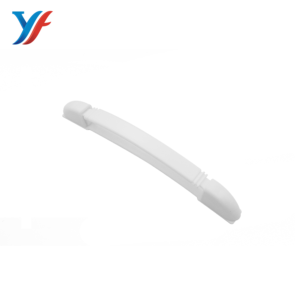 Белая пластиковая ручка для чемодана/картонной коробки