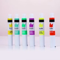 Tube d'emballage cosmétique personnalisé en aluminium-plastique 12 ml avec bouchon à vis, tube vide pour crème visage, tube souple pour lotion, impression UV pigmentée