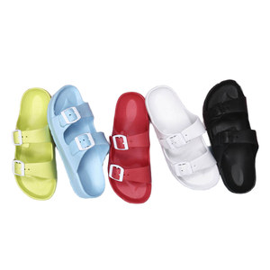 2024 New XuYe <strong>Slides</strong> Custom logo Pillow <strong>Slides</strong> slippers Designer <strong>Slides</strong> Double-buckle Adjustable Strap Size Pillow Slippers - Product Image 1
