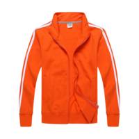 Vente en gros de vestes minces pour hommes en tissu CVC Vestes de baseball de sport vierges à col montant et fermeture éclair imprimées d'un logo personnalisé unisexe