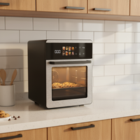 Four à friture intelligente multifonction 20L grande capacité avec écran tactile tout-en-un pour la maison